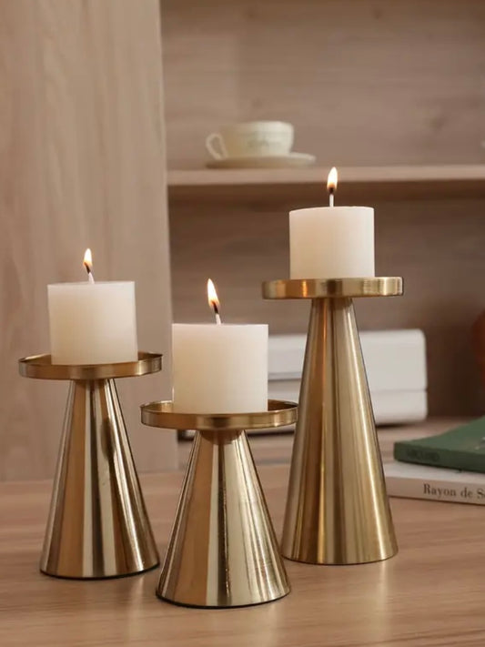 Bronze Obelisk Candle Holder
