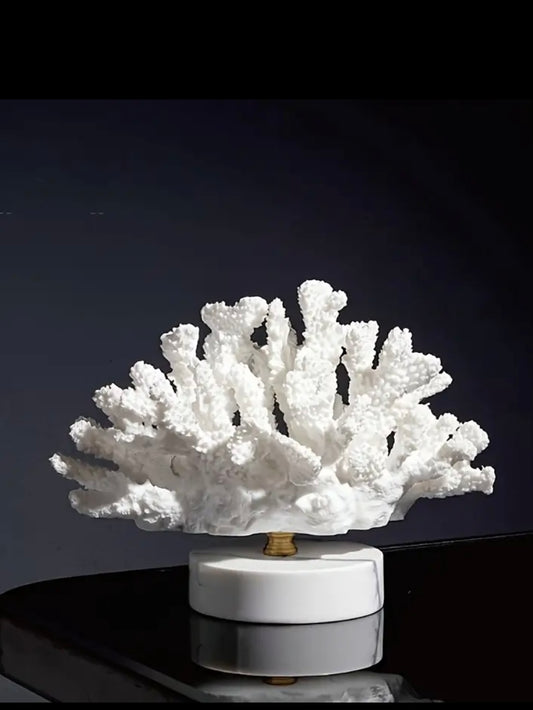 Handcrafted Resin Coral Decor