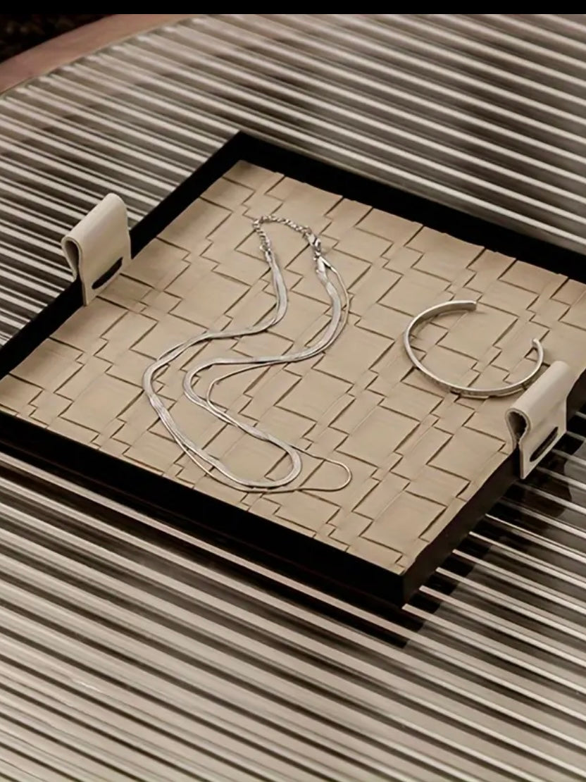 The Woven Luxe Tray
