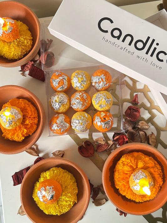 Laddu Candles - pack of 9