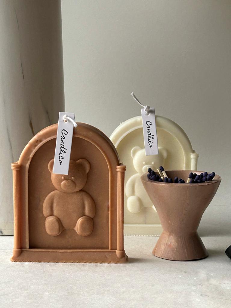 Teddy Frame Candle