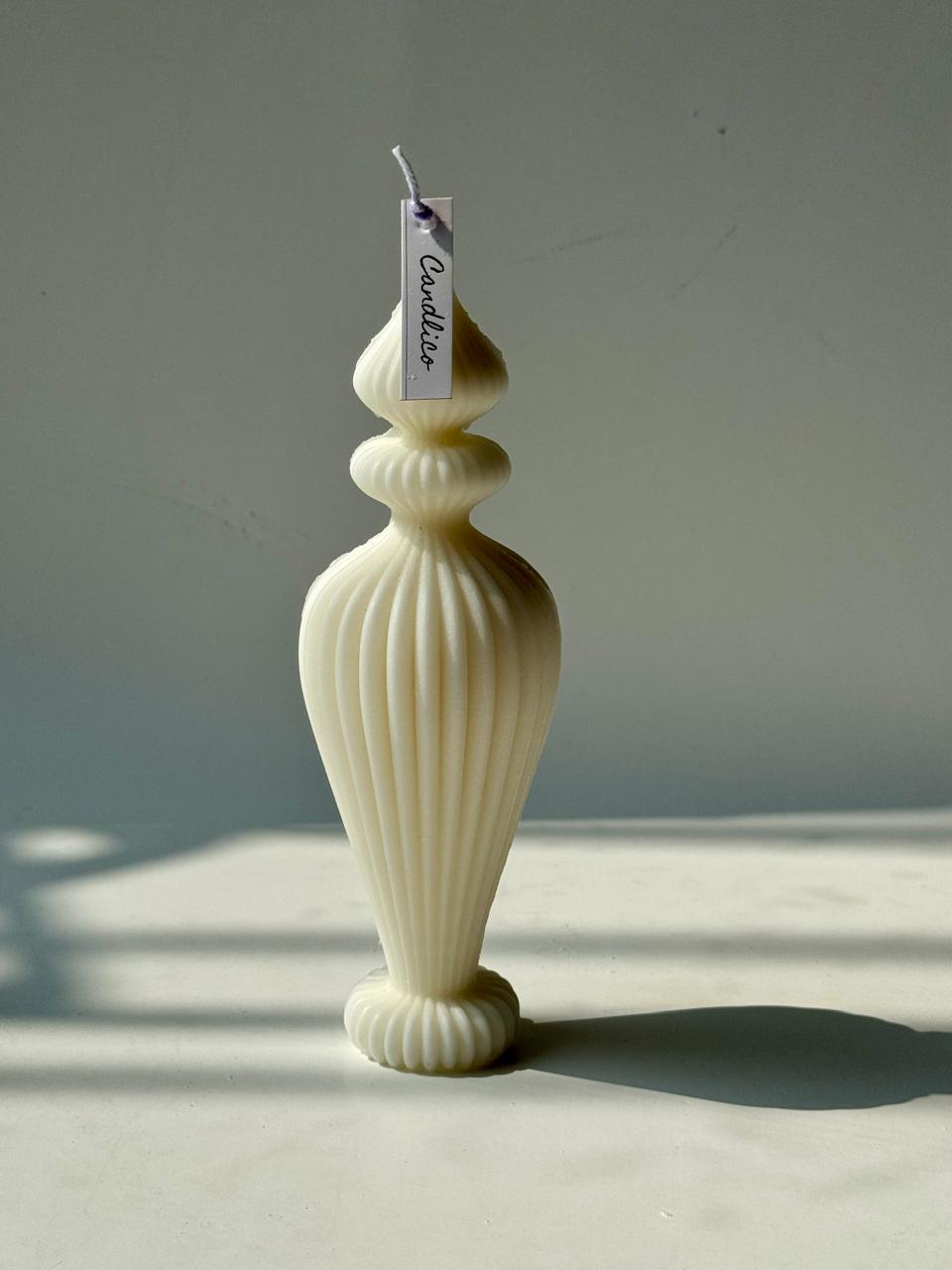 Irregular Stripped Candle