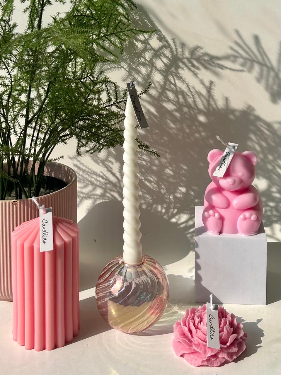 Glass Candle Holder- Pre order