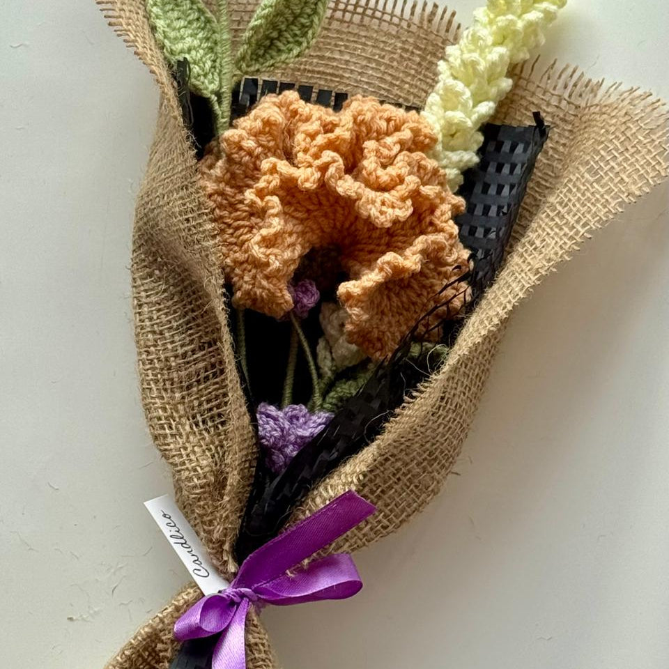 Lilly Whispers - Crochet Bouquet
