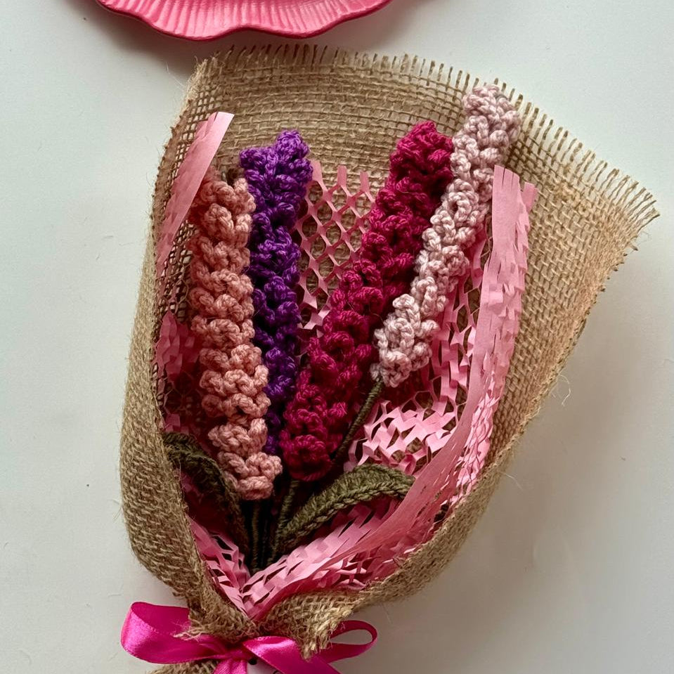 Lavender Loops - Crochet Bouquet
