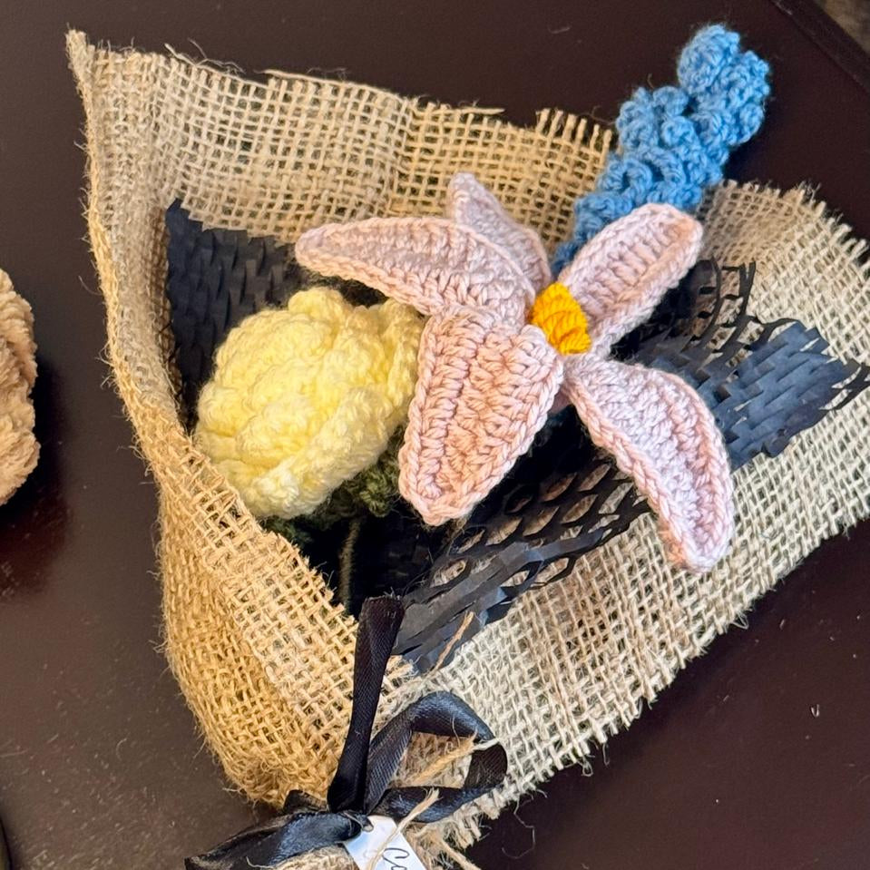 Blooming Loops Crochet flower
