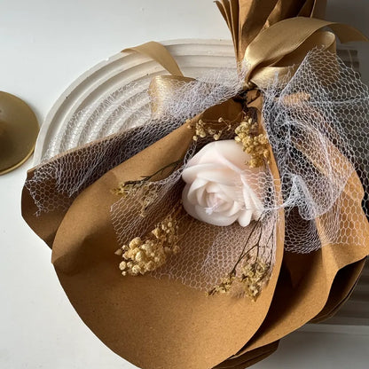 Rose Flower - Special Gift Candle Bouquet