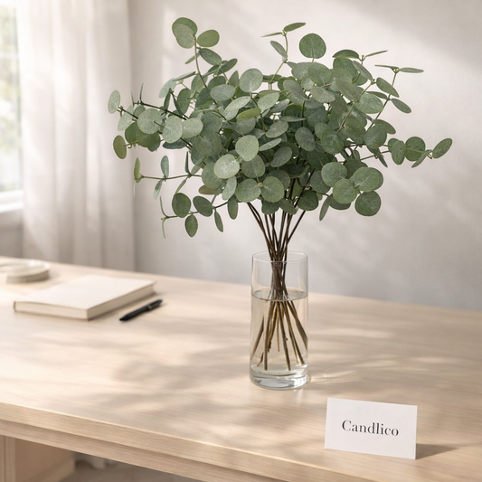 Artificial Eucalyptus Leaf Stem