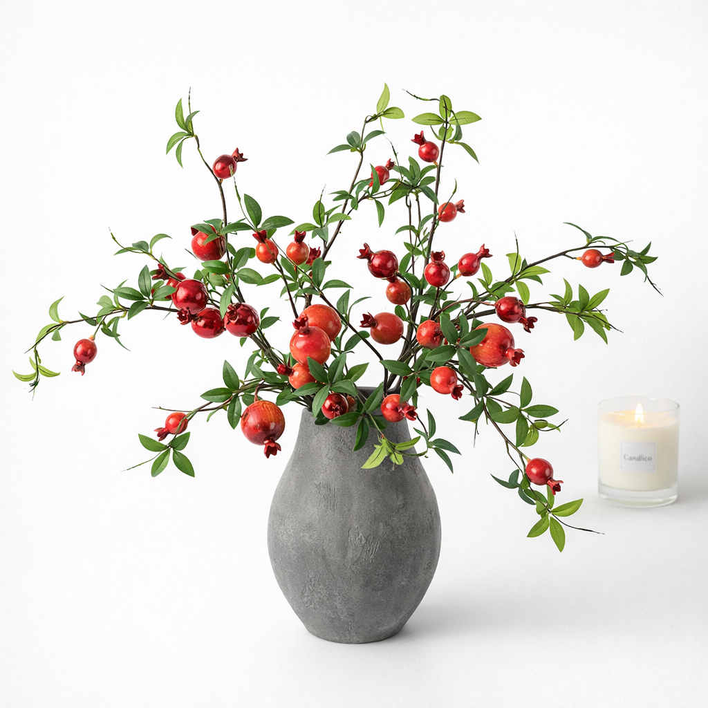 Artificial Pomegranate Branch Stem
