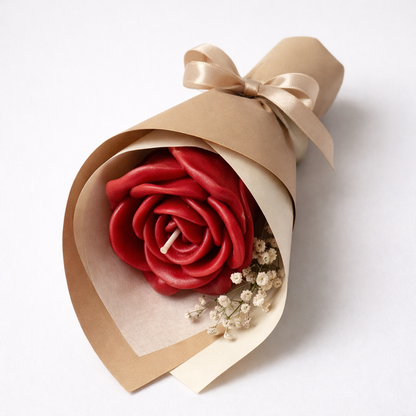 Rose Flower Wrap - Candle Bouquet