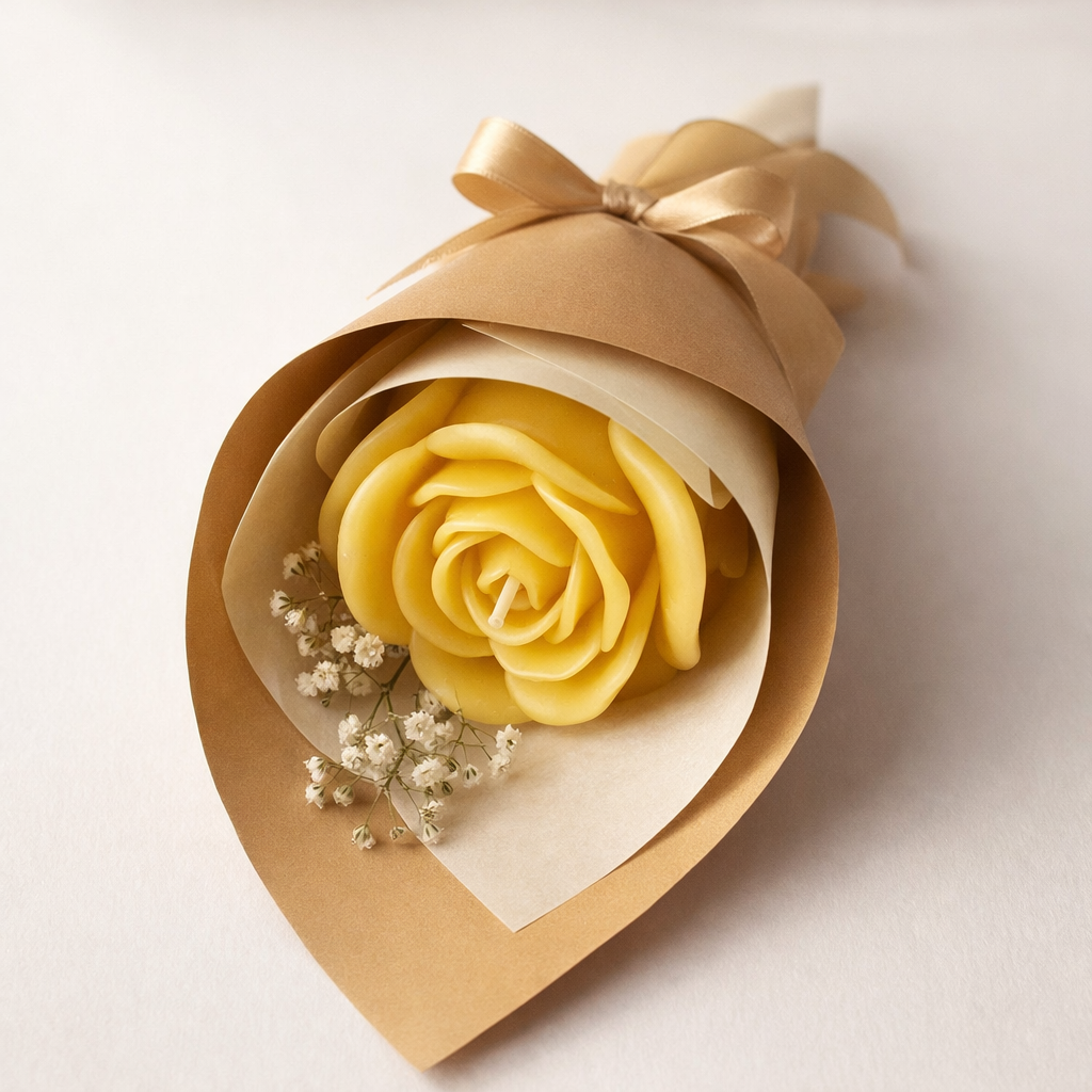 Rose Flower Wrap - Candle Bouquet