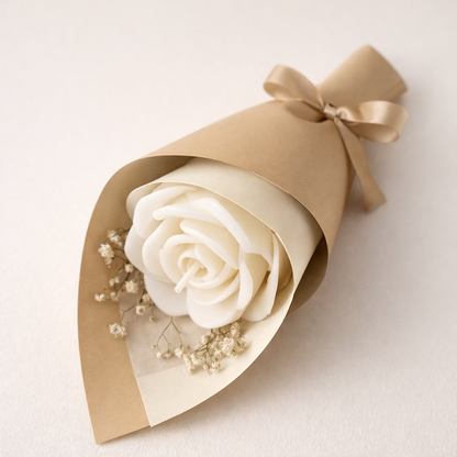 Rose Flower Wrap - Candle Bouquet