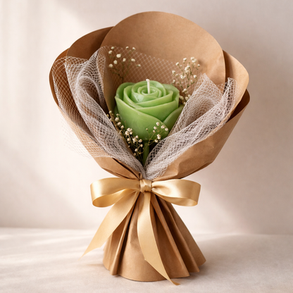 Rose Flower - Special Gift Candle Bouquet