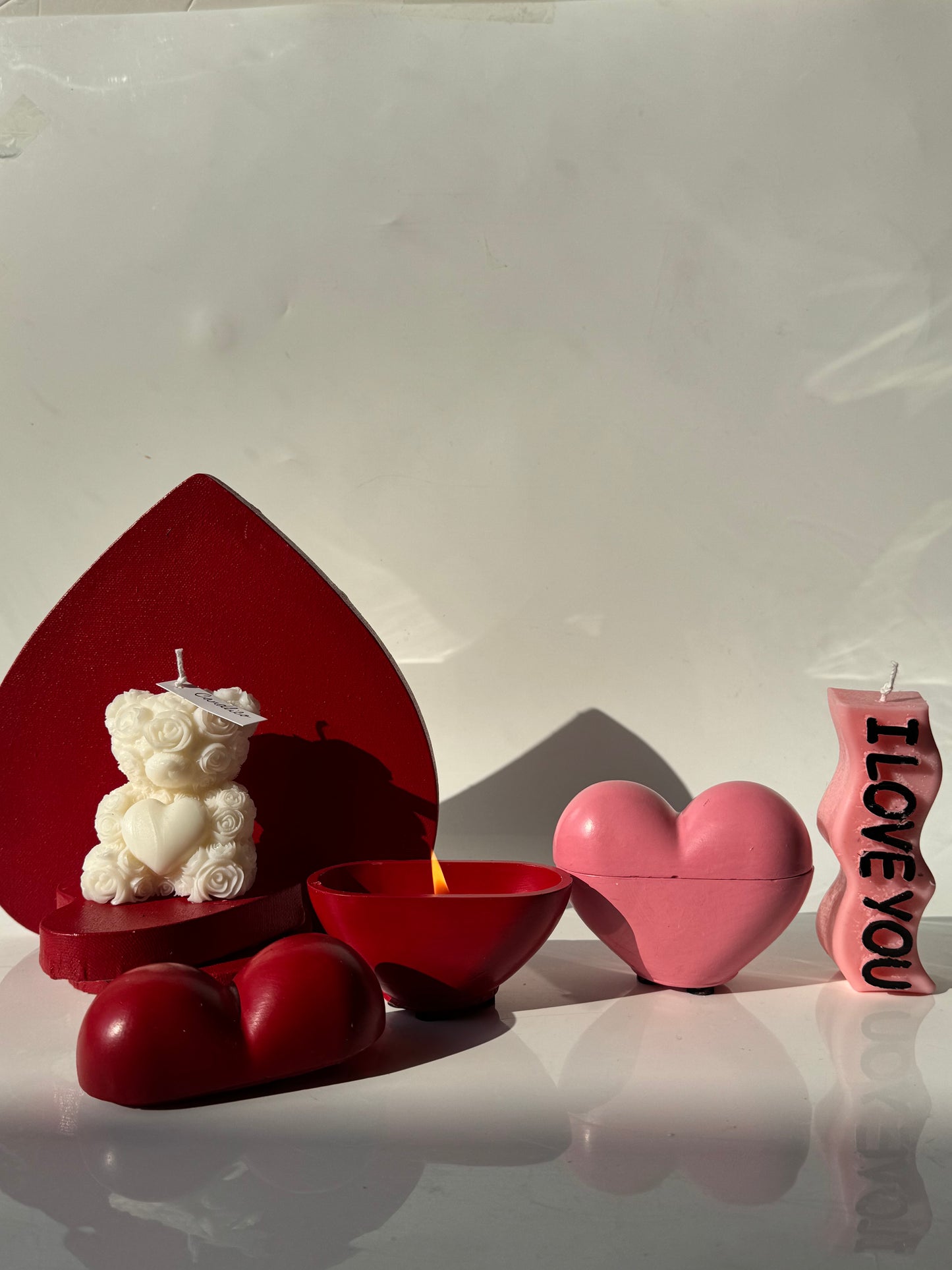 Rose Teddy Candle