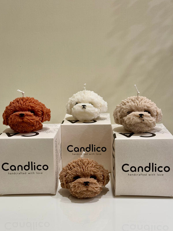 Puppy candle