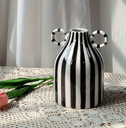 Hand Painted Ceramic Vase