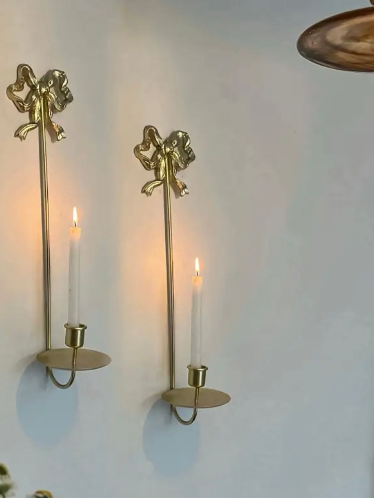 Bow Candle holders (set of 2)