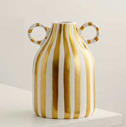 Hand Painted Ceramic Vase