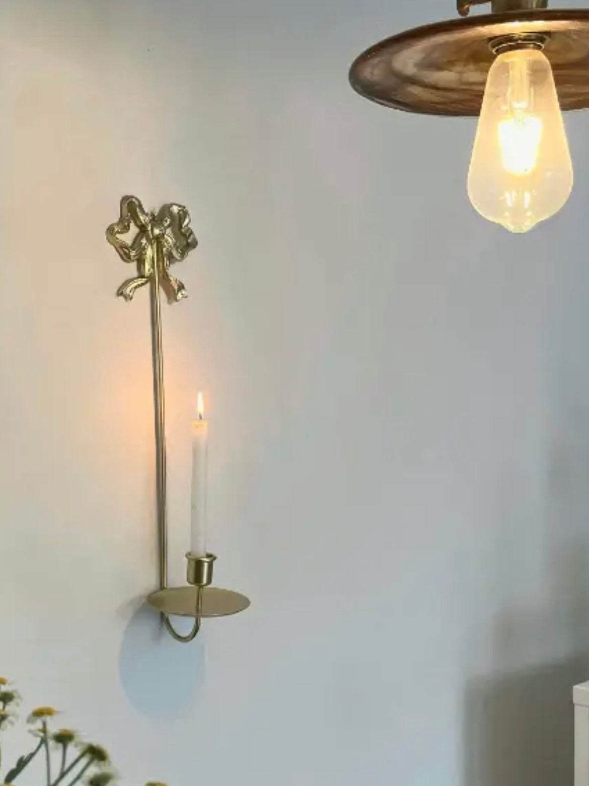 Bow Candle holders (set of 2)