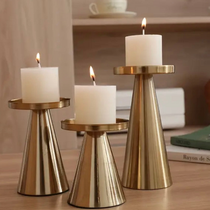 Bronze Obelisk Candle Holder