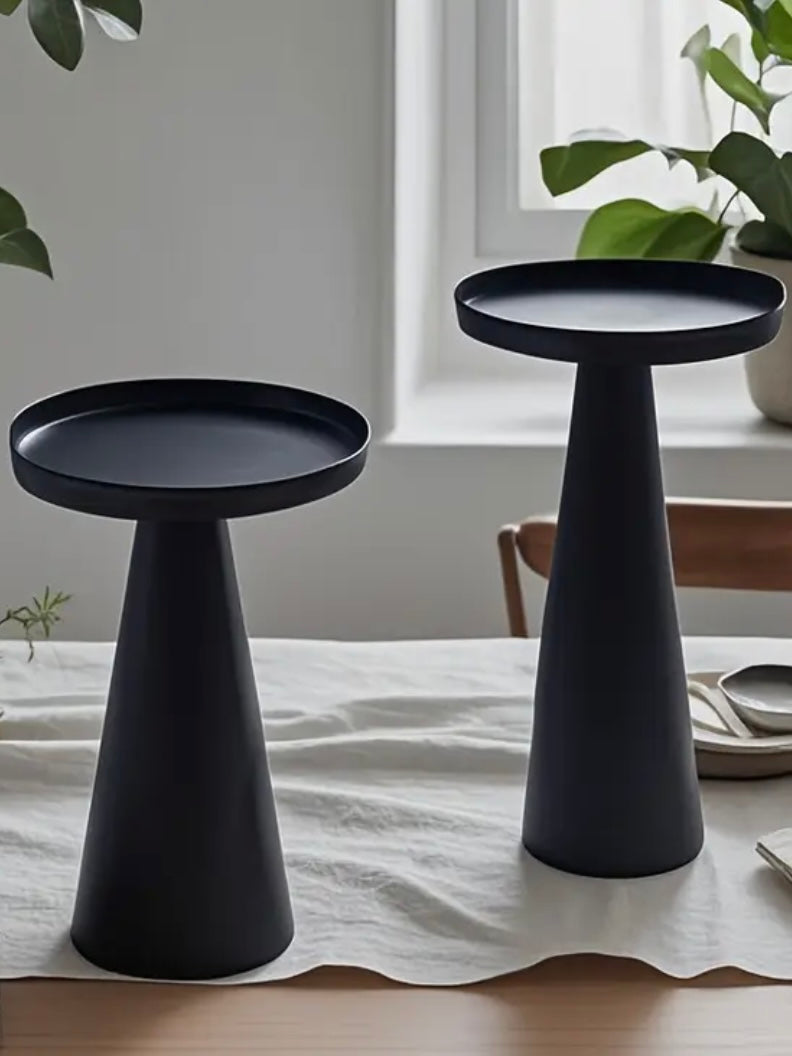 Black Candle Holder Set of 2