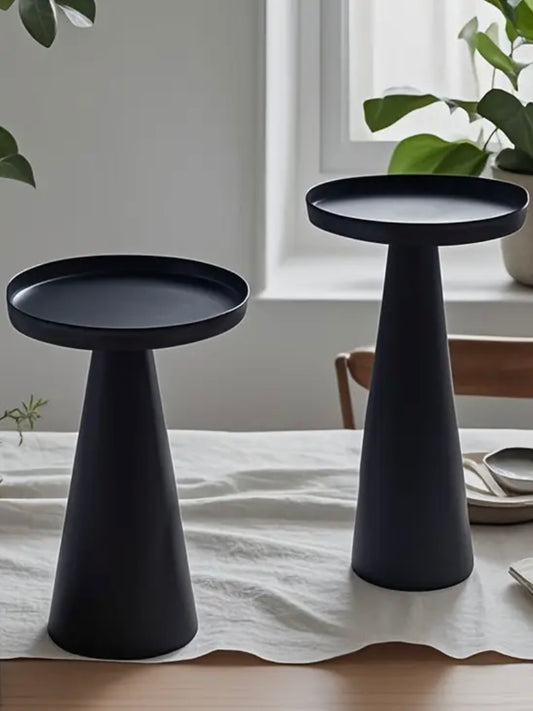 Black Candle Holder Set of 2