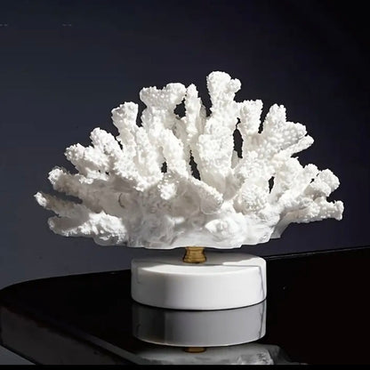 Handcrafted Resin Coral Decor