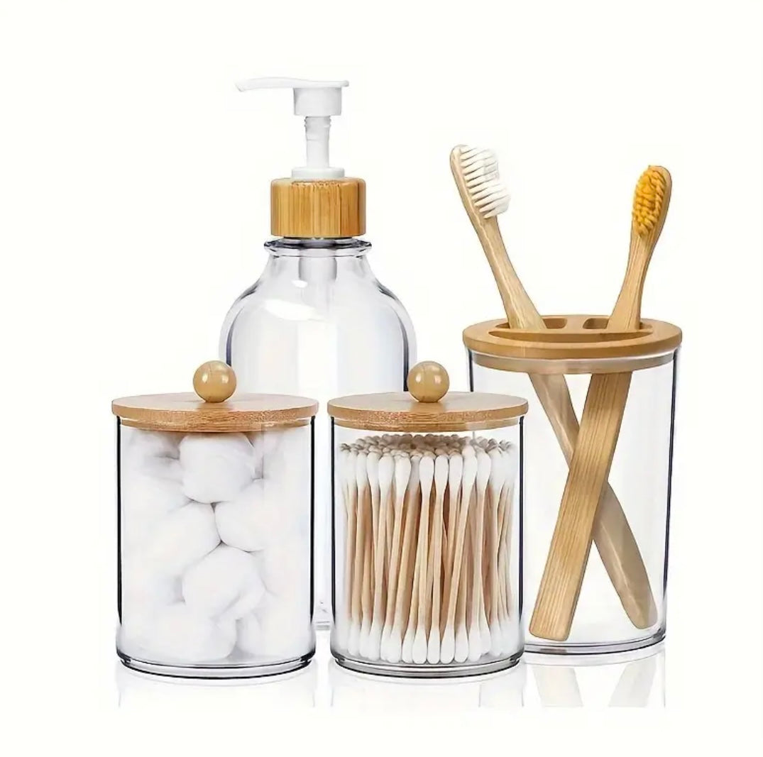 Bamboo bathroom set - pre order