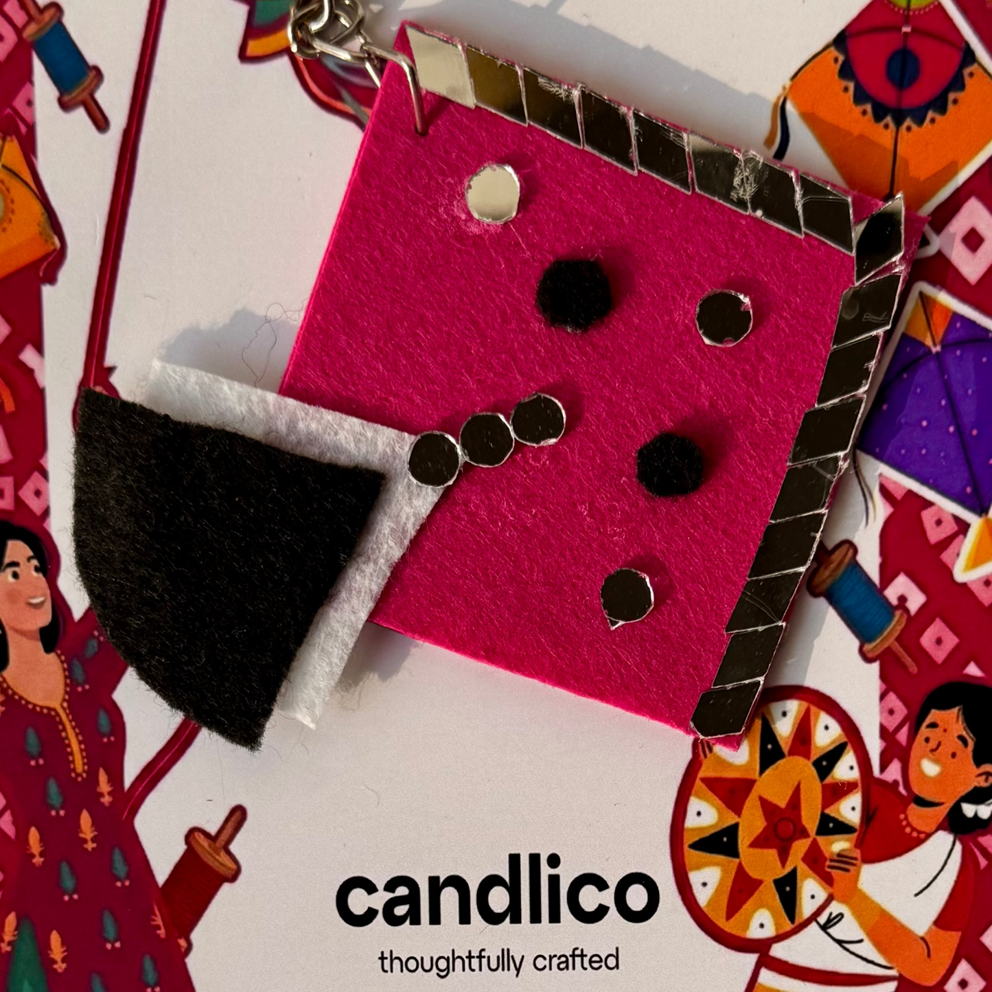 Chamkili Patang Kite Keychain