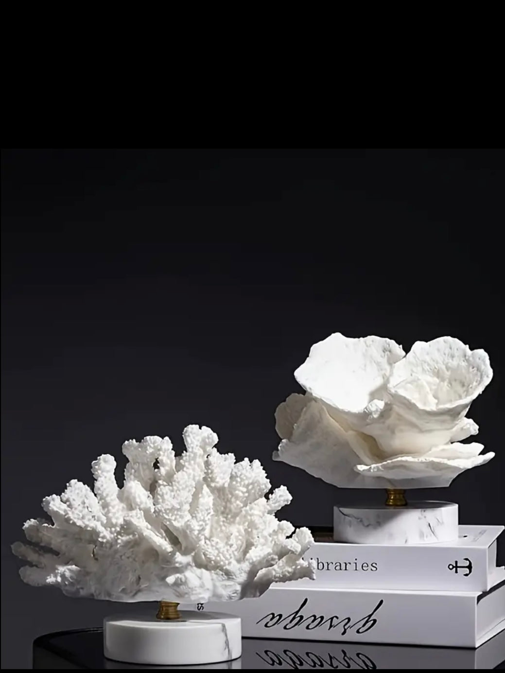 Handcrafted Resin Coral Decor