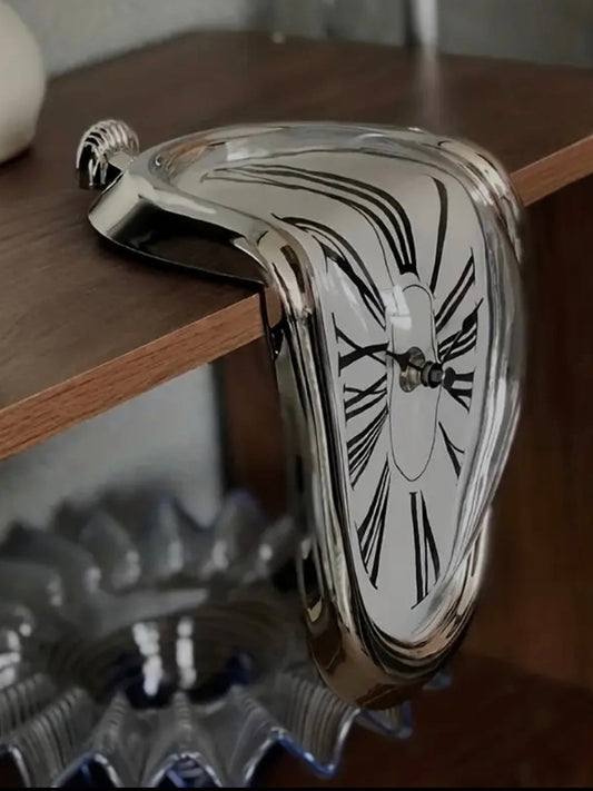 Melted Twisted Roman Clock