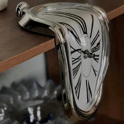 Melted Twisted Roman Clock