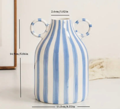 Hand Painted Ceramic Vase