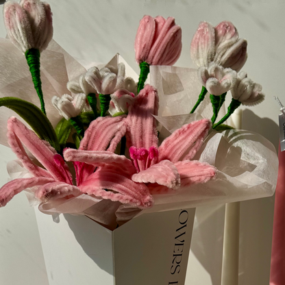 Petal Kiss - Crochet Bouquet