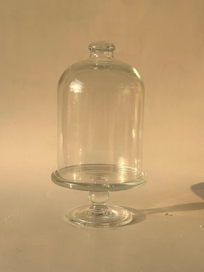 Glass Dome Candle Holder