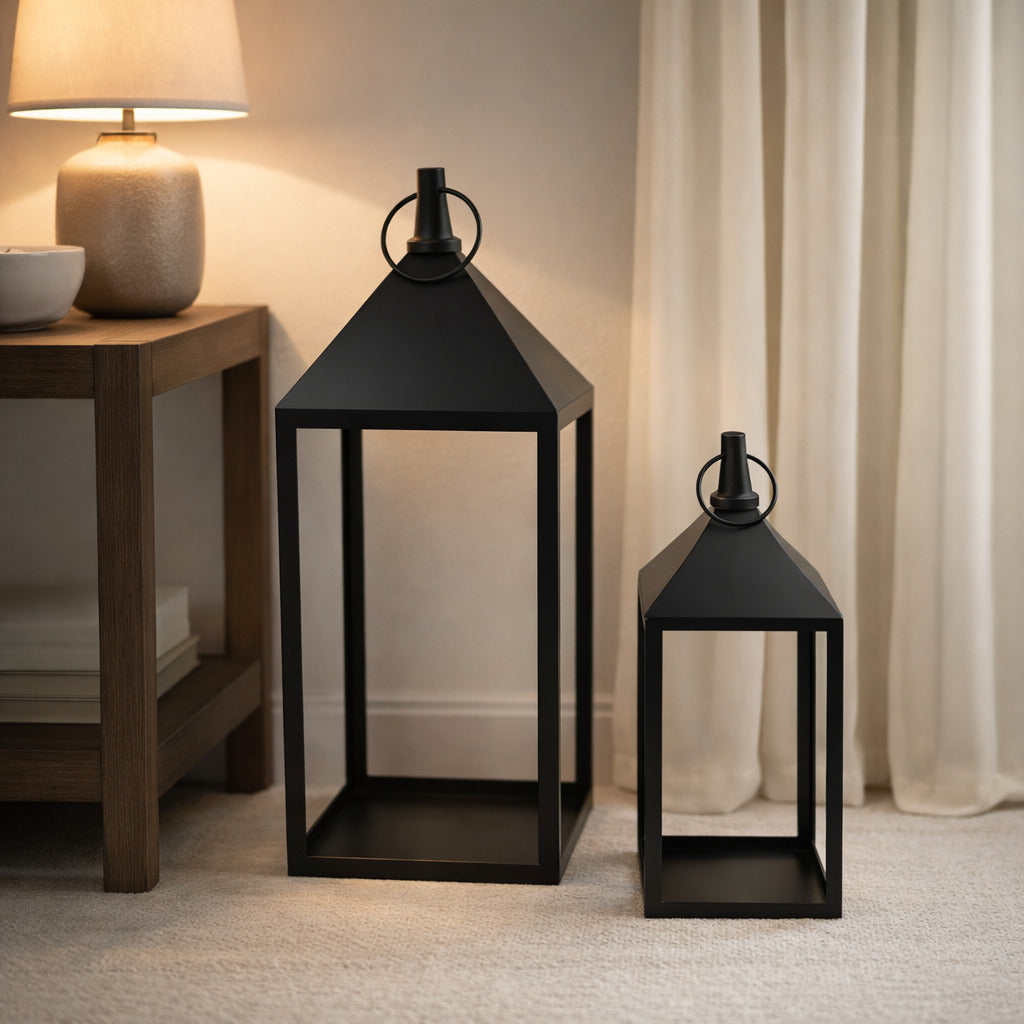 Black Lanterns Set of 2