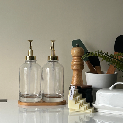 Glass Syrup Dispenser