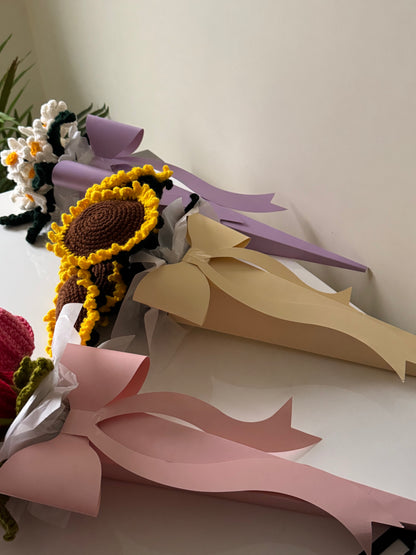 Petal Pals - Crochet Bouquet