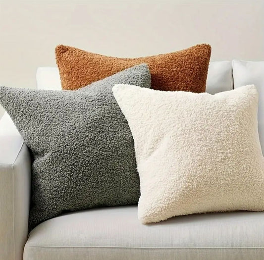 Fleece cushion cover