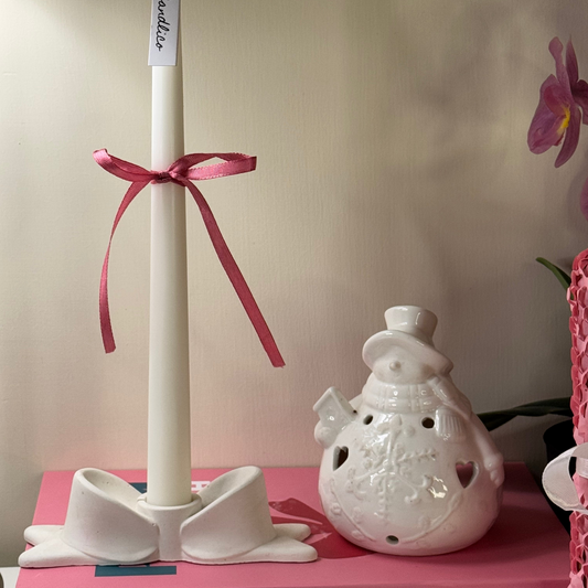 Snowman Candle Holder