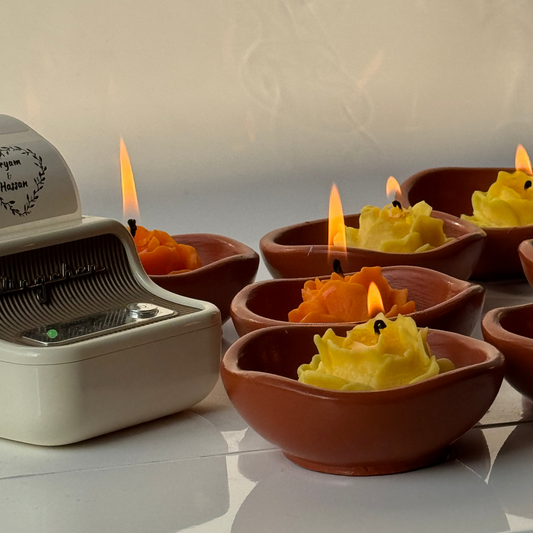 Marigold Matki Candle