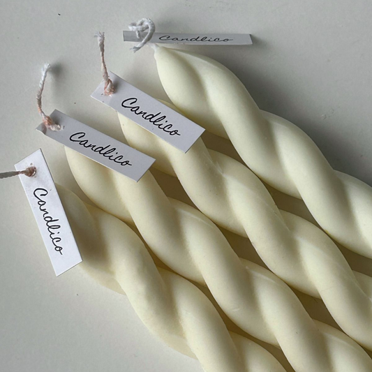 Spiral Taper Candle (Pair)