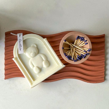 Teddy Frame Candle
