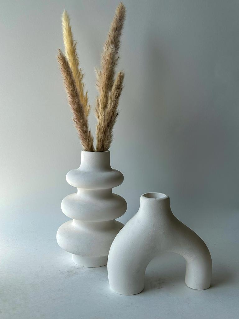 Triple Curved Vase