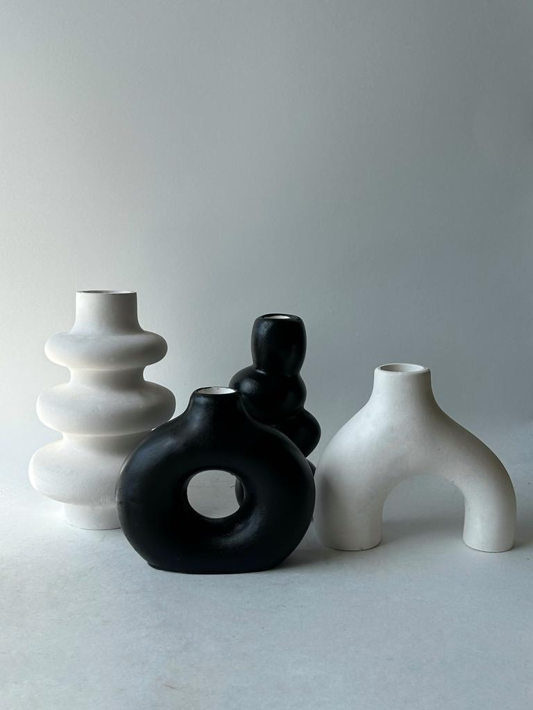 Triple Curved Vase