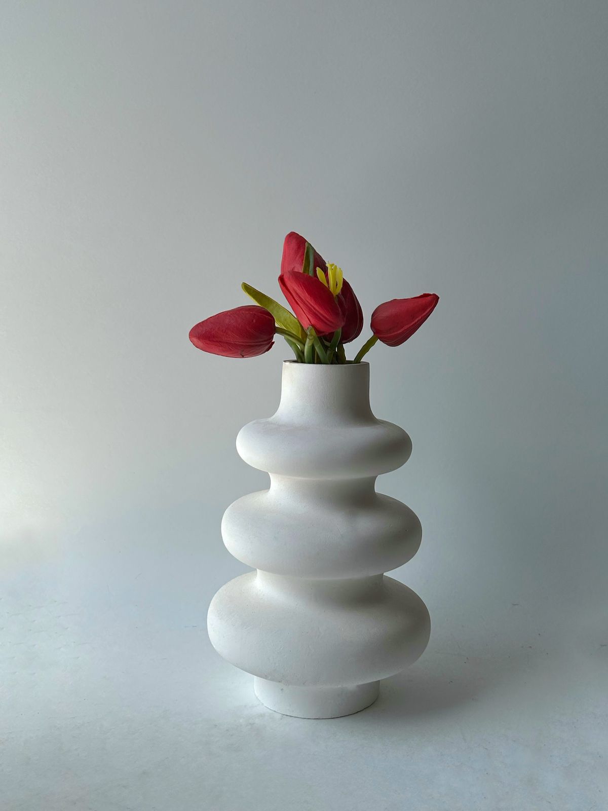 Triple Curved Vase