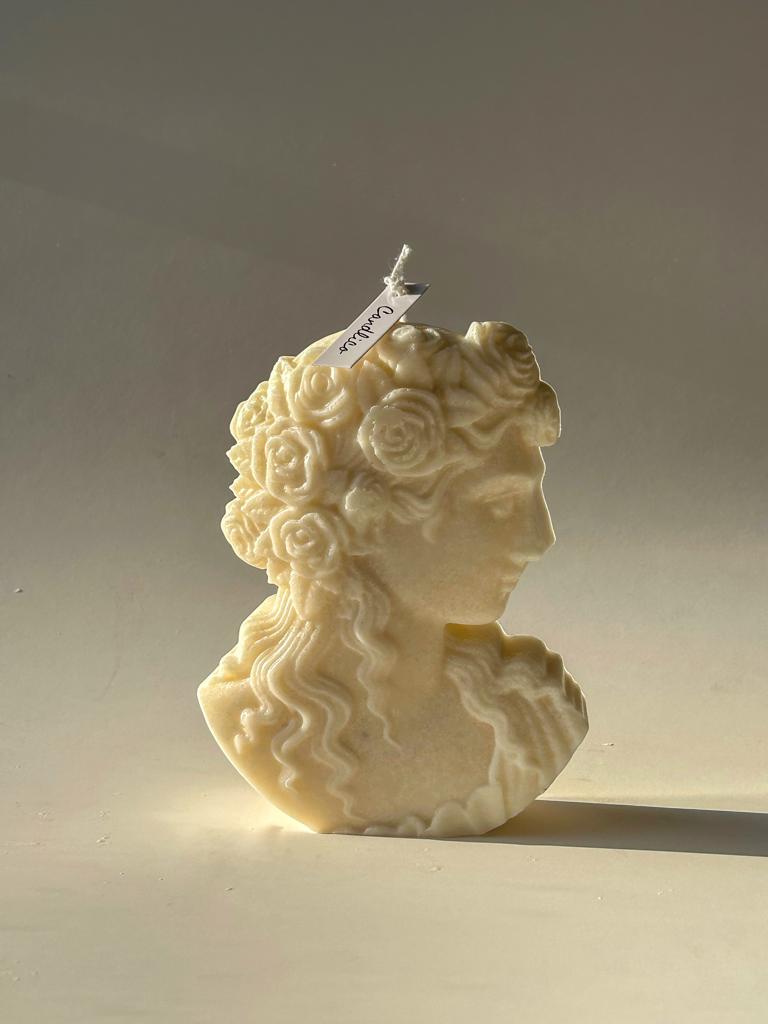 Medusa Sculpture Candle