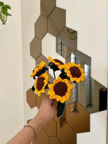 Sunflower Overdose - Crochet Bouquet