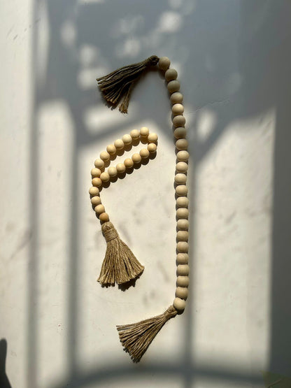 Wooden Bead Garland