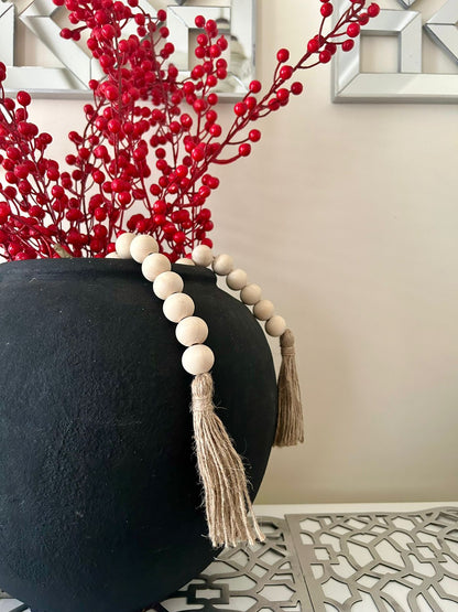 Wooden Bead Garland